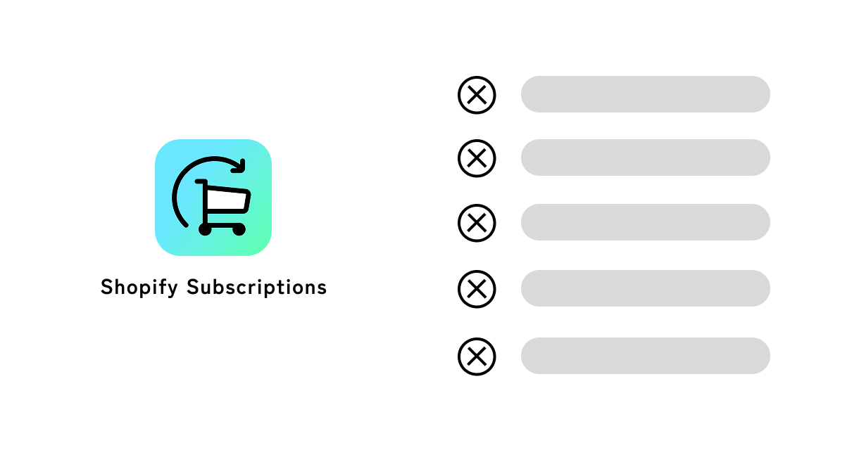 Shopify Subscriptions（公式）でできないこと